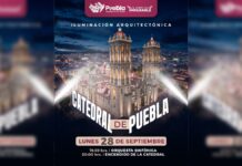 Pepe Chedraui invita a iluminación arquitectónica de la Catedral de Puebla
