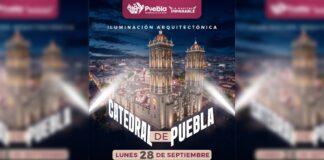 Pepe Chedraui invita a iluminación arquitectónica de la Catedral de Puebla