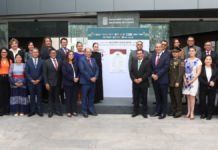 Develan Bando Solemne de Fiestas Patrias en el Congreso de Puebla