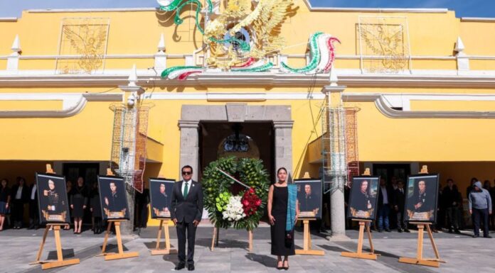 San Andrés Cholula conmemora defensa de los Niños Héroes