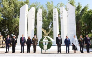 Armenta encabeza homenaje a los Niños Héroes de Chapultepec