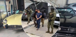 Aseguran a presunto líder criminal, escoltas y 39 vehículos de lujo tras cateos en Puebla