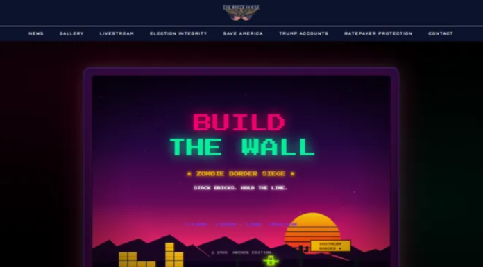 Casa Blanca convierte políticas de Donald Trump en videojuegos retro