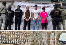 Aseguran presunto punto de distribución de drogas en Momoxpan; detienen a tres
