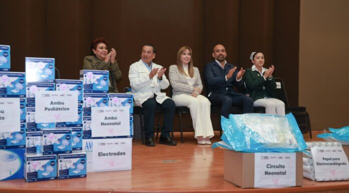 SEDIF entrega dotación de equipo biomédico al Hospital General Zona Norte