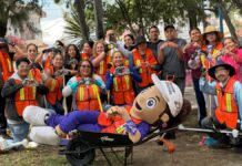 Secretaría de las Mujeres realiza faena en parque de Lomas de San Miguel