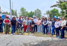José Luis Figueroa acompaña dos inauguraciones de Obra Comunitaria