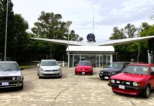 VW realiza homenaje a las cuatro generaciones del Golf producidas en Puebla