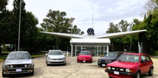 VW realiza homenaje a las cuatro generaciones del Golf producidas en Puebla