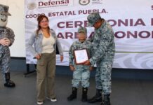 GN nombra “Guardia Honorario” a niño con cáncer en Puebla