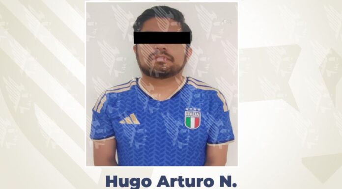 FGE detiene a Hugo Arturo N por violencia familiar y lesiones dolosas