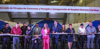 Inauguran Hospital Itinerante 5 de Mayo; arranca Jornada de Cirugías de Cataratas