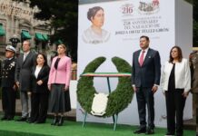 En Puebla, conmemoran el 258 aniversario del natalicio de Josefa Ortiz