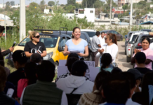 Laura Artemisa destaca obras en San Francisco Totimehuacán