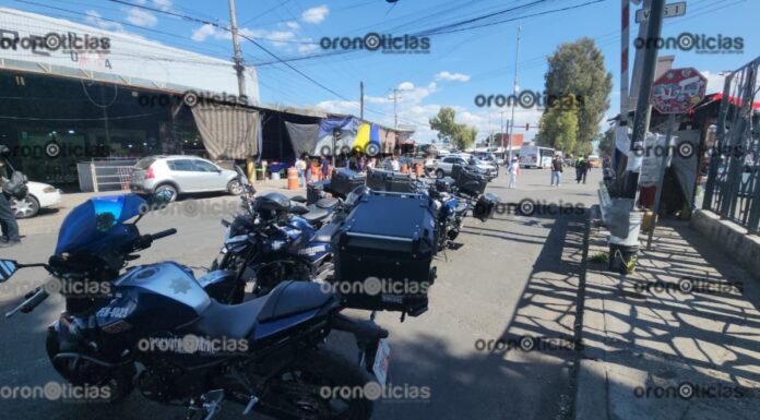 Persecución y balacera en Mercado Hidalgo deja dos heridos