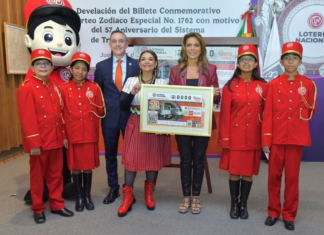 Lotería Nacional conmemora 57 años del Metro de la Ciudad de México