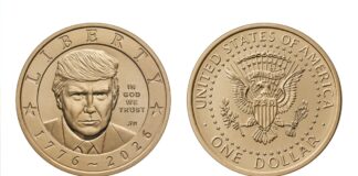 EU pone a la venta monedas de un dólar con el rostro de Donald Trump