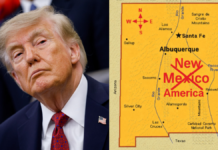 Trump comparte imagen de Nuevo México con el nombre “Nueva América”