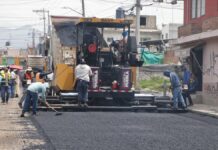 Avanza 45% la pavimentación de avenida 16 de Septiembre