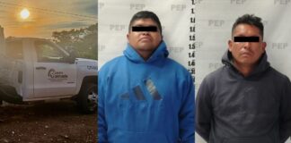 SSP detiene a dos hombres con 3 mil 900 litros de gas LP irregular en Tepanco