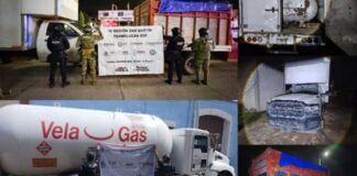 Golpe al huachigas en Puebla: aseguran cinco vehículos y 58 mil litros de combustible