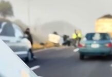 Persona muere tras salir de la carretera en la Puebla-Tehuacán