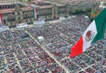 Sheinbaum concluye gira de rendición de cuentas en zócalo de CDMX