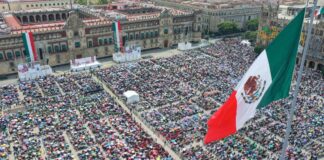 Sheinbaum concluye gira de rendición de cuentas en zócalo de CDMX