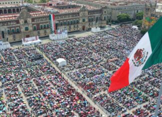 Sheinbaum concluye gira de rendición de cuentas en zócalo de CDMX