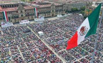 Sheinbaum concluye gira de rendición de cuentas en zócalo de CDMX