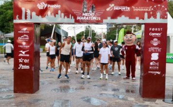 Reúnen a más de 50 corredores en el Social Run de Puebla