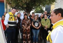 Armenta supervisa rehabilitación vial de la 27 Sur en colonia La Paz