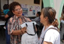 DIF Cuautlancingo acompaña entrega de despensas en San Lorenzo Almecatla