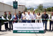 Texmelucan inaugura rehabilitación de drenaje sanitario en el Moral