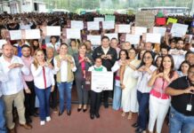 Armenta entrega 31 apoyos de Obra Comunitaria a cuatro municipios