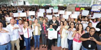 Armenta entrega 31 apoyos de Obra Comunitaria a cuatro municipios