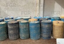 FGR asegura 7 mil litros de hidrocarburo tras cateo en Chignahuapan