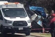 Volcadura de tractocamión en San Hipólito-Xalapa deja tres lesionados