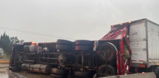 Choque múltiple en la Puebla-Orizaba cierra la vialidad
