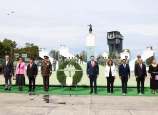 Puebla respalda soberanía nacional en aniversario luctuoso de Zaragoza
