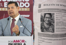 Armenta refrenda apoyo a familia de estudiante de la BUAP desaparecido