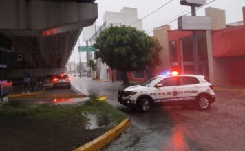 Puebla capital despliega acciones preventivas por lluvias