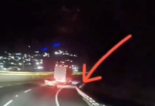 Patrulla falsa intenta robar un tráiler en la autopista México-Puebla