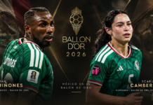 Julián Quiñones y Scarlett Camberos, los nominados al Balón de Oro 2026