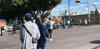 Realizan bloqueo vial por falta de agua en colonias del sur de Puebla