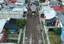 Atlixco pone en marcha obra vial en calle de las Zinnias