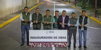 Cuautlancingo entrega reconstrucción de la calle Tlaxcala