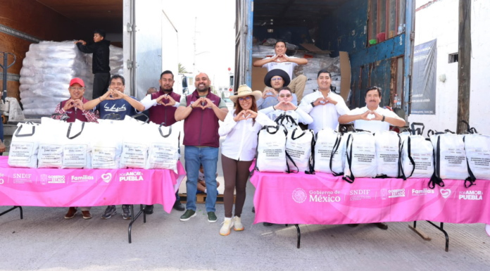 SEDIF entrega más de mil 700 despensas en Guadalupe Xonacatepec