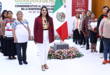San Pedro Cholula realiza ceremonia por la Independencia de México
