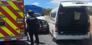 Choque en la federal Tehuacán-Huajuapan deja cinco lesionados